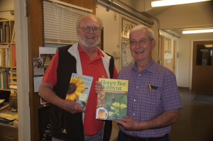 Two retired bee researchers and two new books. Robin Thorp with Bees of California and Norm Gary with Honey Bee Hobbyist.