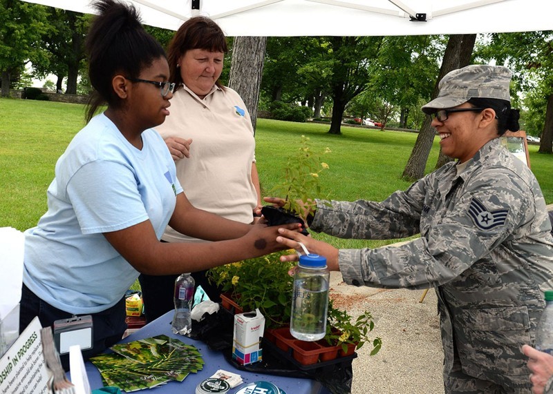 CATCH THE BUZZ – Wright-Patterson Air Force Base Is the first military installation nationwide to be declared a “Bee City USA.”