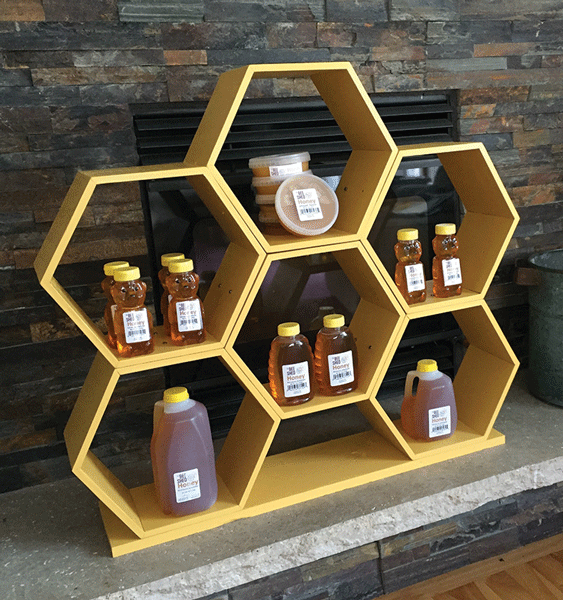 build a cell shaped display bee culture build a cell