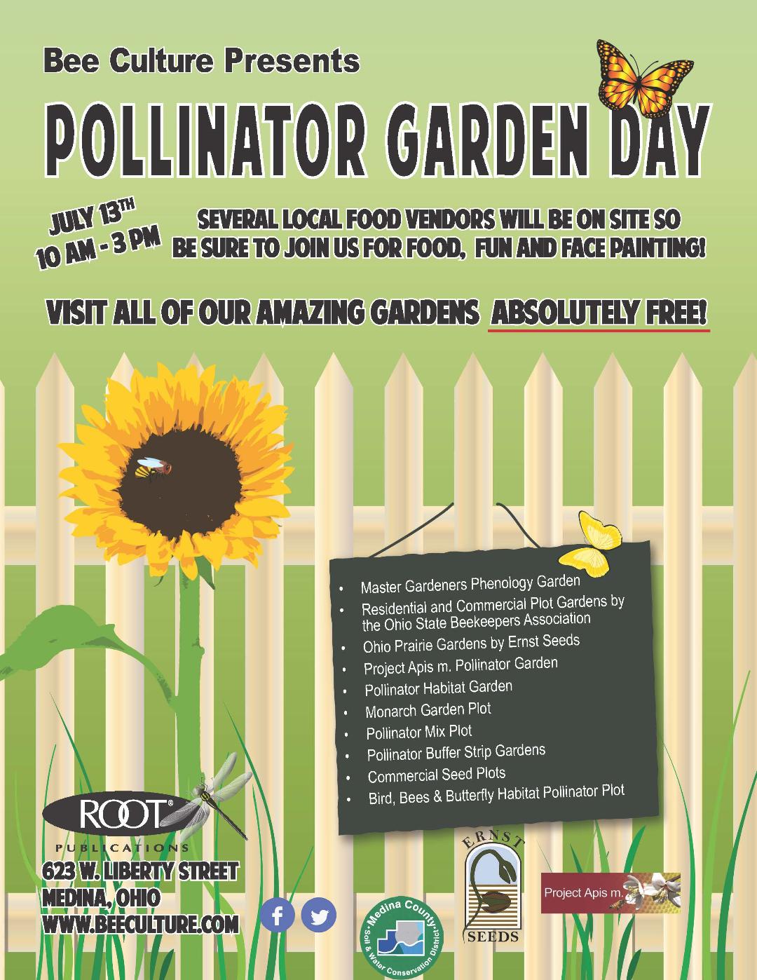 CATCH THE BUZZ – Don’t Miss Bee Culture’s Pollinator Garden Day