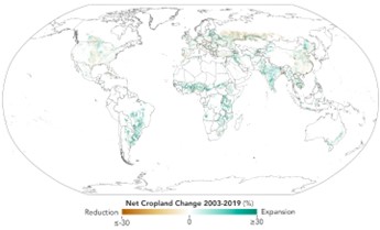 Global Croplands Expanding