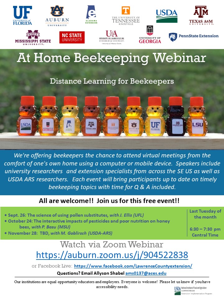 At Home Beekeeping Webinar
